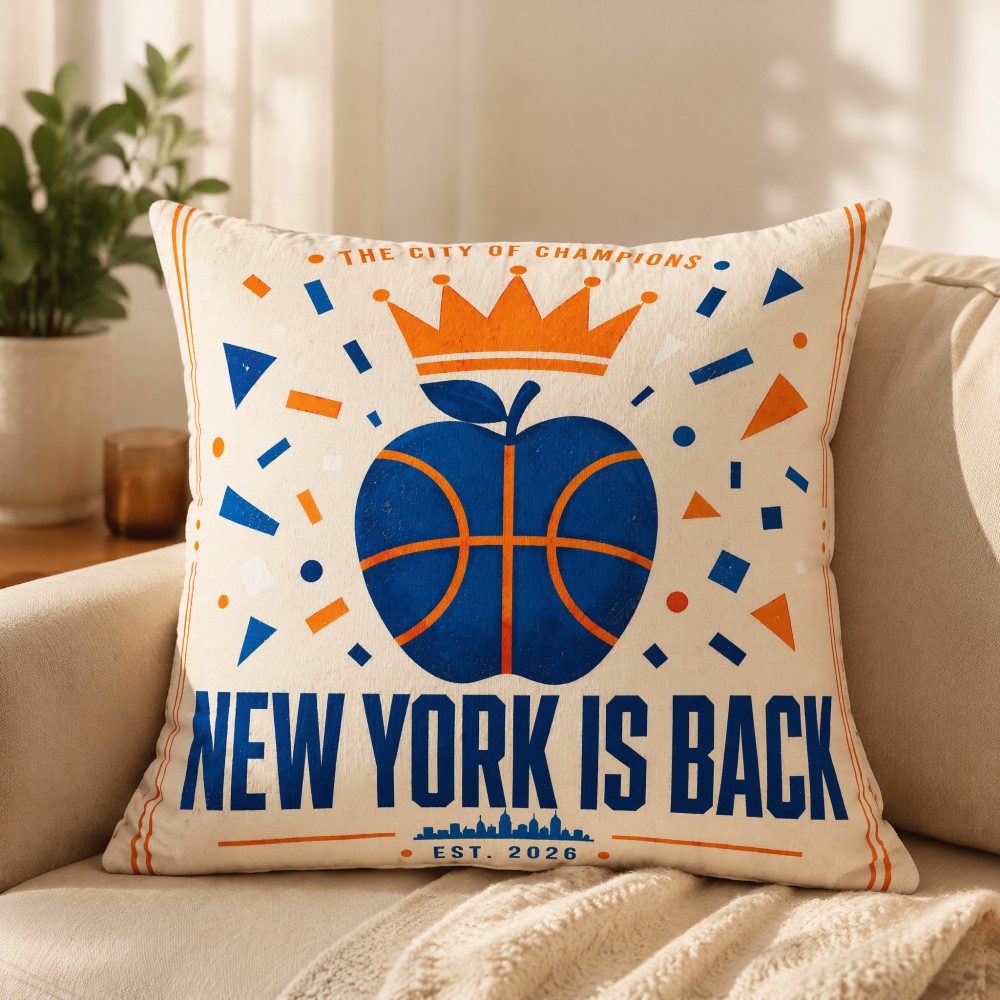 Home Textiles New York - New York Is Back Basketball Throw