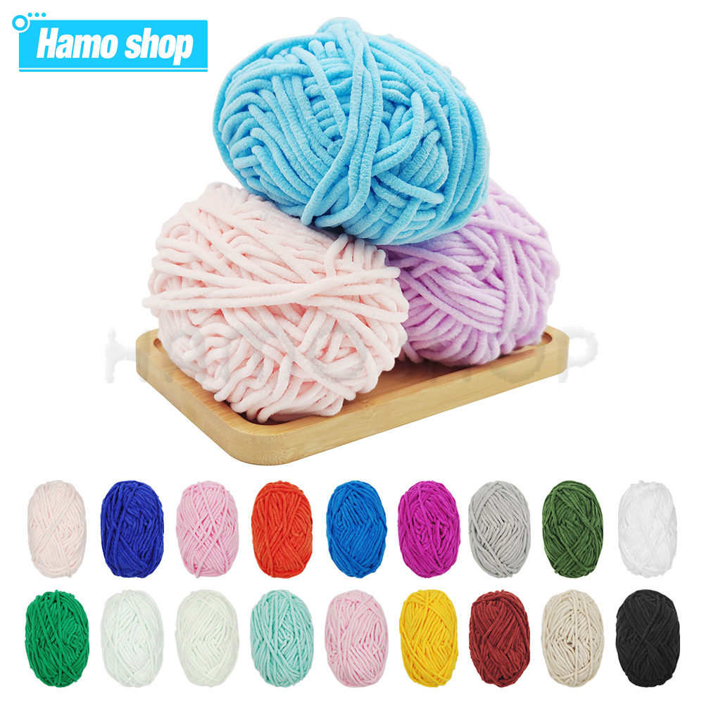 Wool Blanket Herringbone - 50g/Ball Ice Stripe Line Yarn Wool