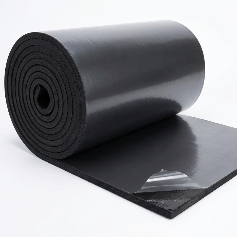 Electric Blanket Heated - Self-Adhesive Black Foam Insulation Pad for