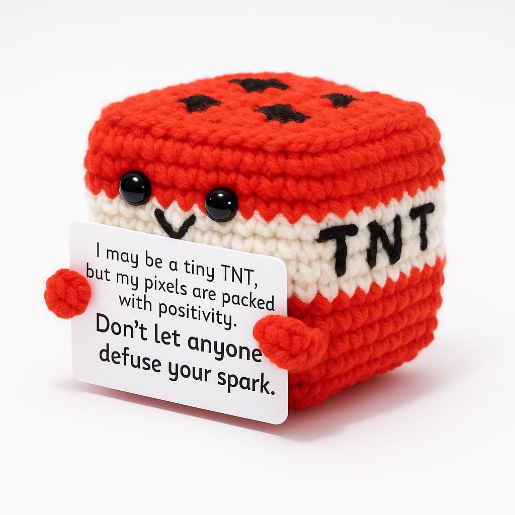 Home Textiles Europe - Crochet Emotional Support Small Square Desktop