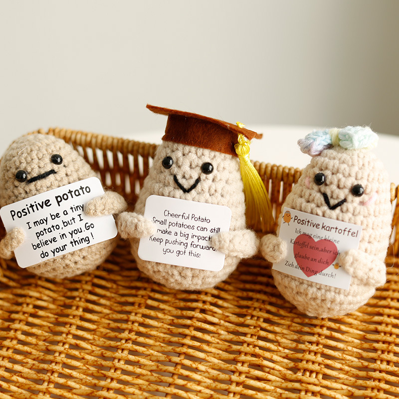 Home Textiles Europe - Funny Positive Energy Potato Hug Pocket