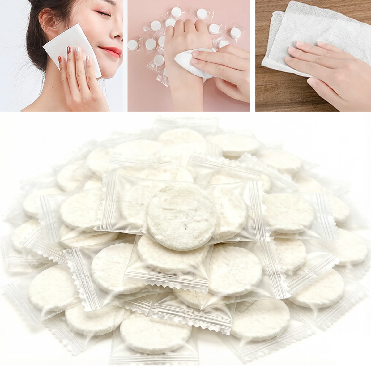 Home Textiles Face Towel - 100Pcs Portable Compressed Towel Disposable Face