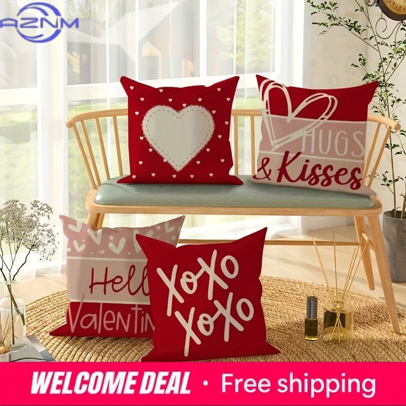Home And Textiles Today - Valentine's Day Love Heart Print Home