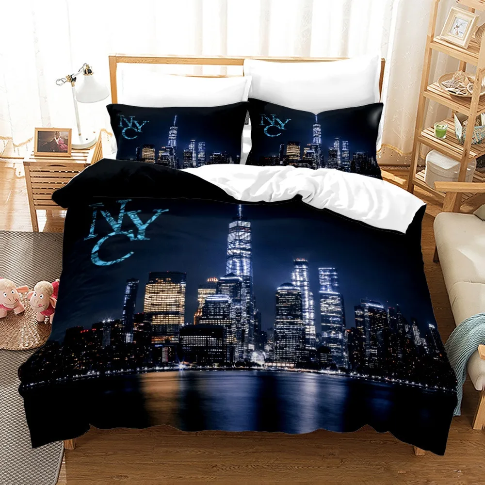 Home Textiles New York - New York City Night View Bedding