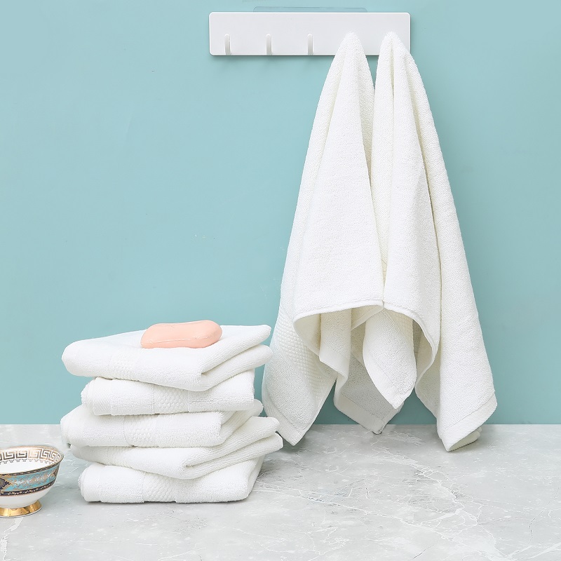 Home Textiles Face Towel - 2/4/6pcs Cotton White Face Towels Set