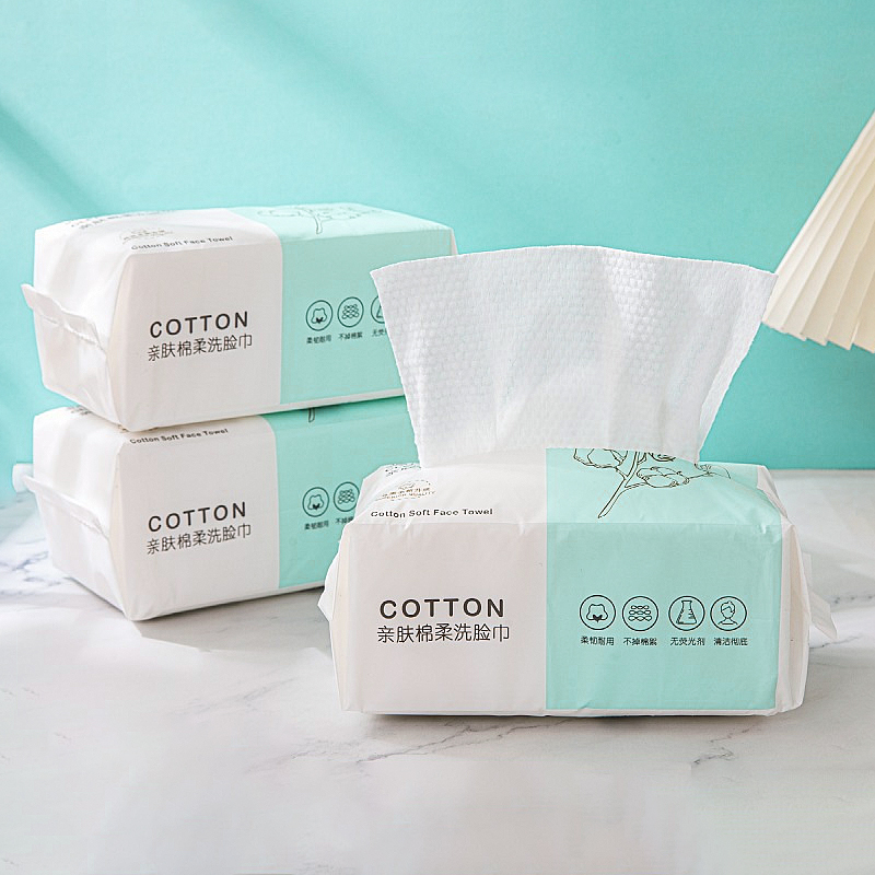 Home Textiles Face Towel - 100 Pumps Thickened Disposable Face Towel