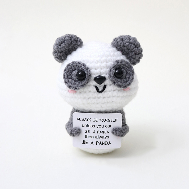 Home Textiles Europe - New Handmade Knitted Positive Energy Panda