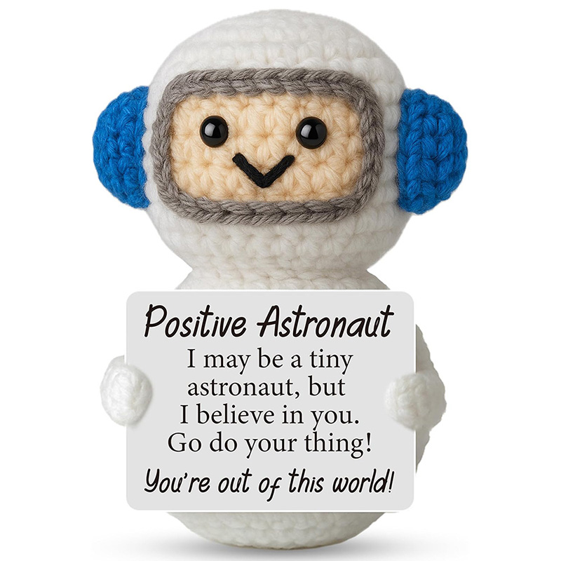 Home And Textiles Today - Funny Positive Emotional Support Handmade Crochet