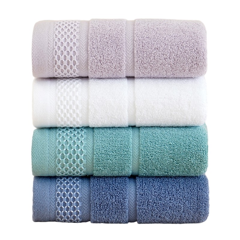 Home Textiles Face Towel - 1/4/6PCS Cotton Bathroom Towel Set -