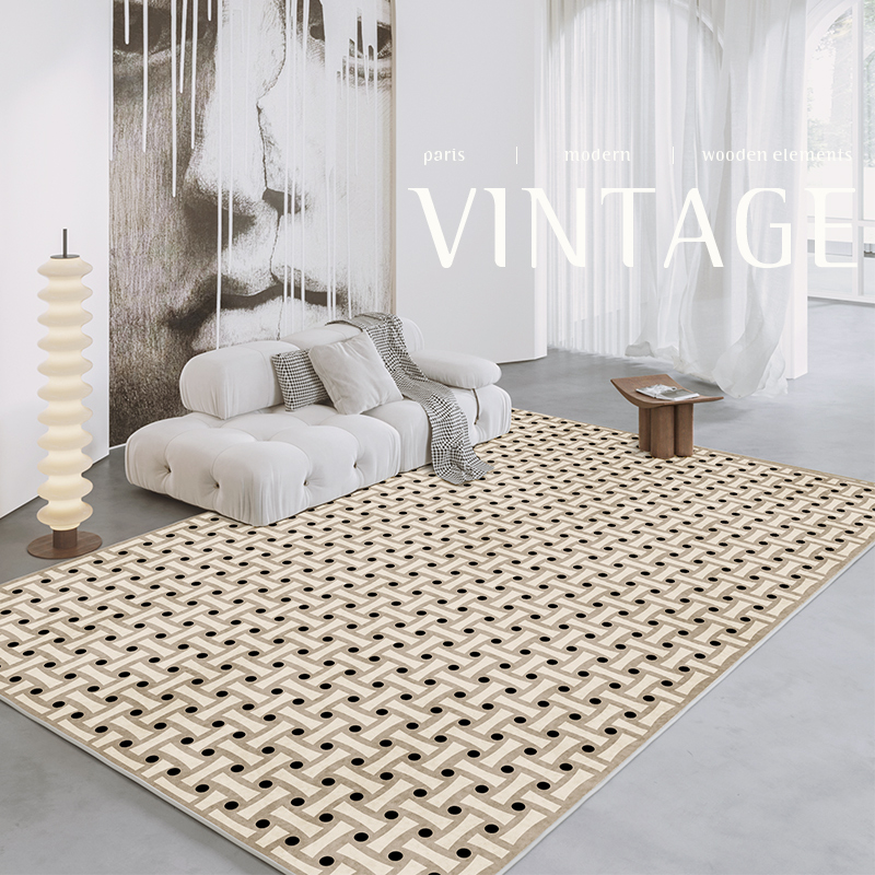 French Retro Rugs for Bedroom  - Home Textiles Plaid review and price