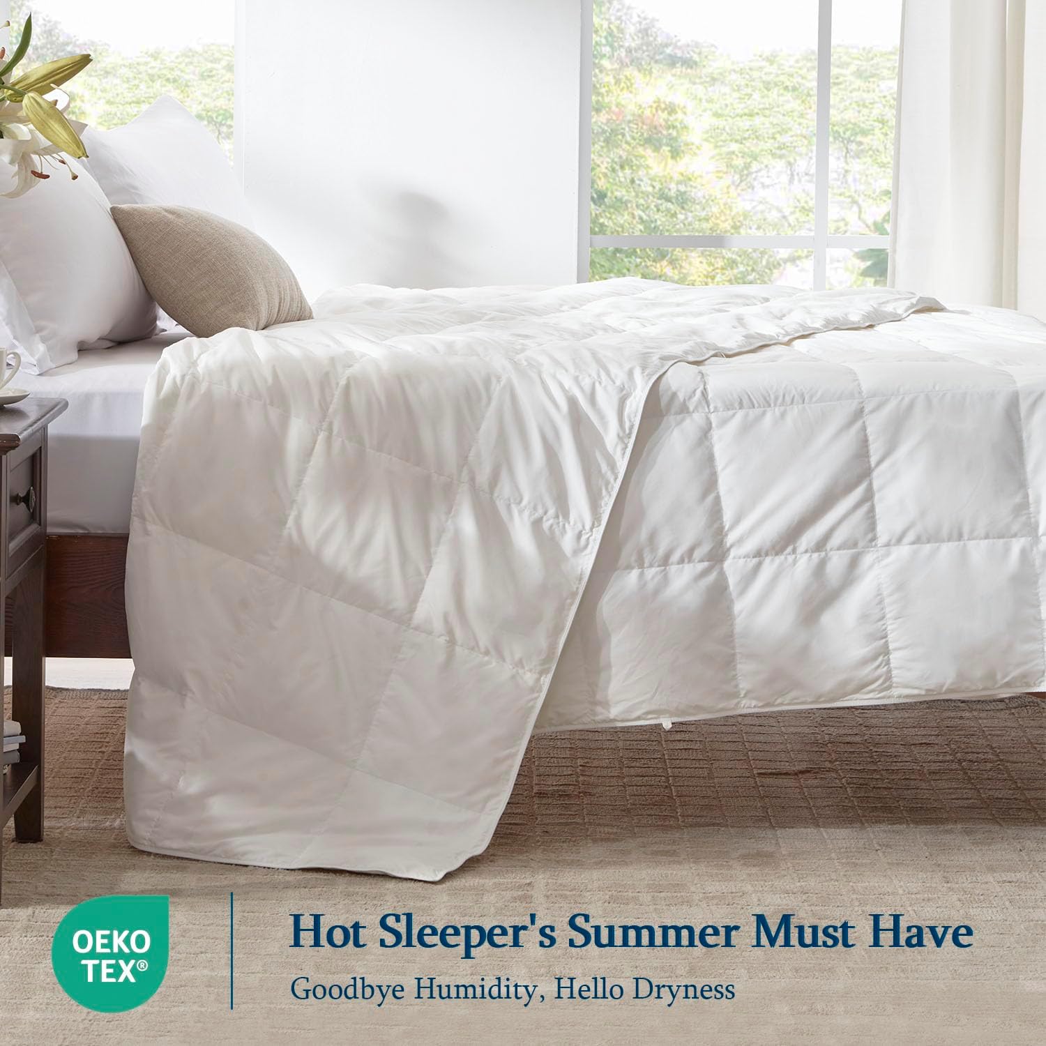 Ultra-Light Down Comforter Kin - Duvet Insert White review and price