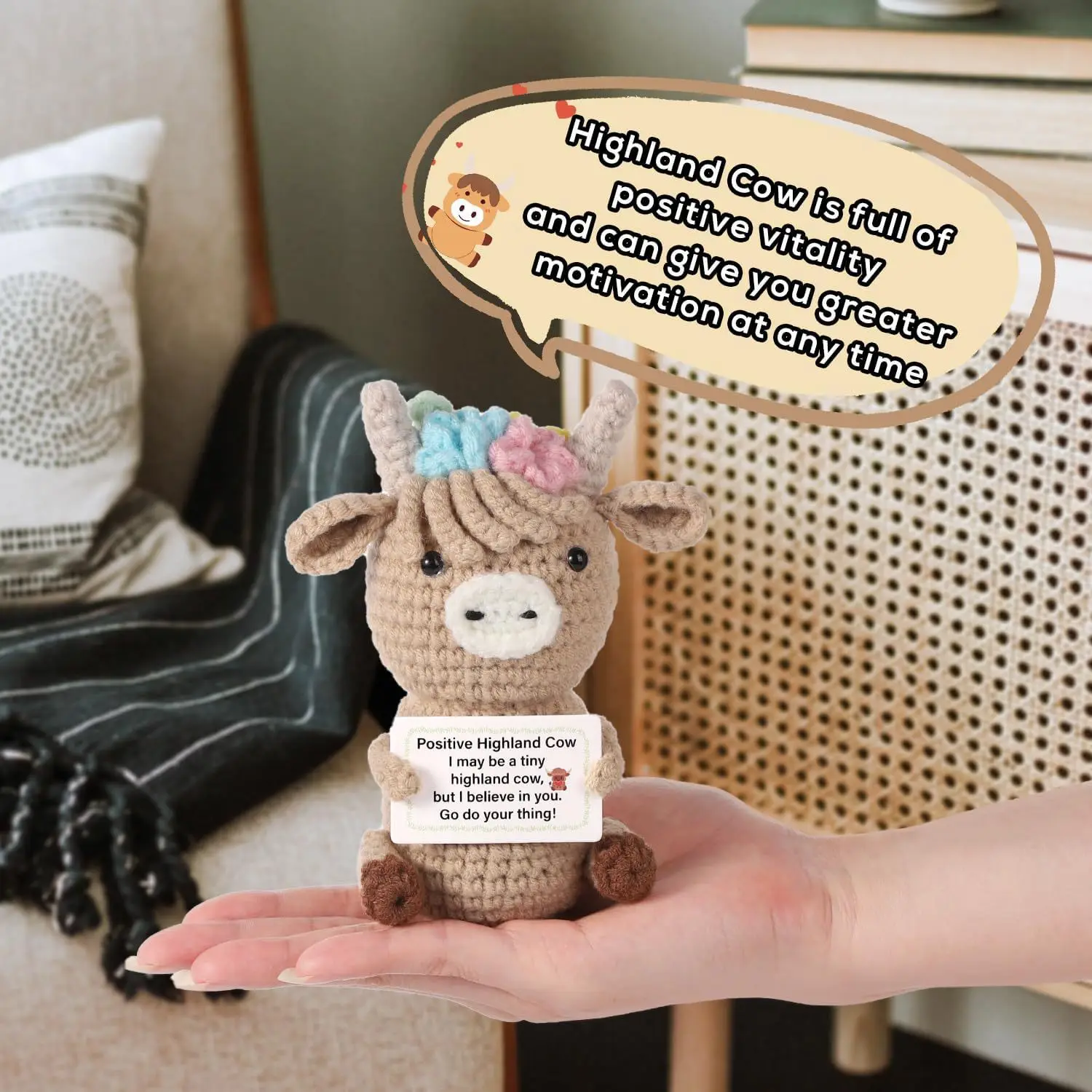 Crochet Emotional Cow Doll Dec - Home Textiles Europe review and price