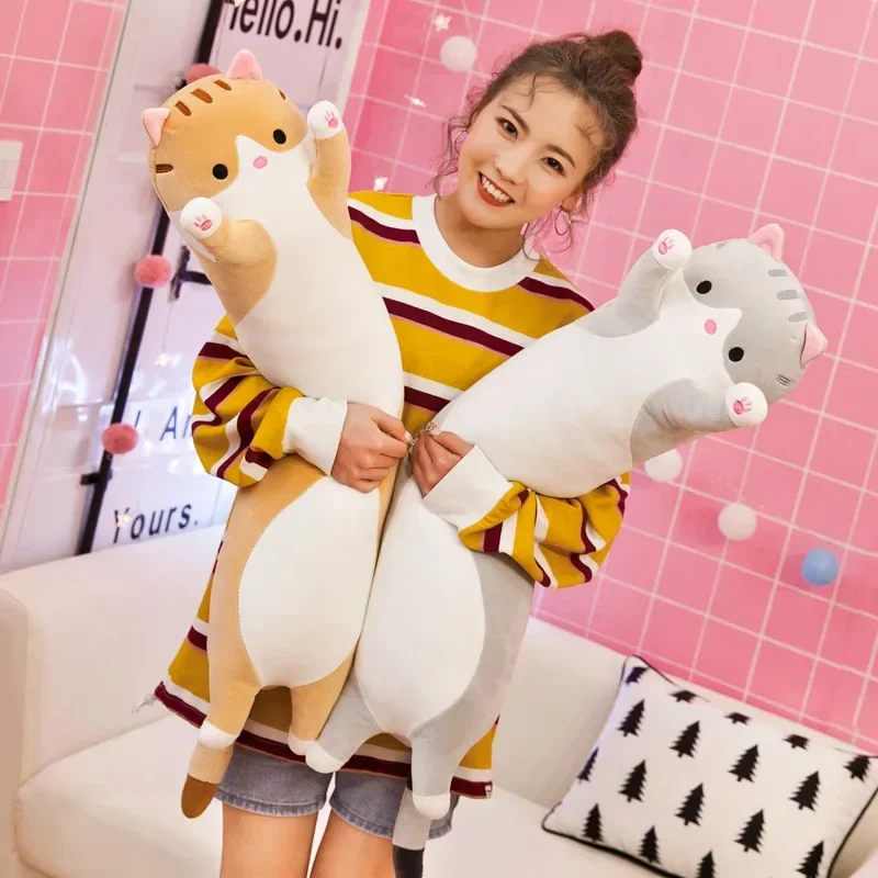 19.5in Cute 50cm Cat Plush Toy - Bolster Pillow Long review and price