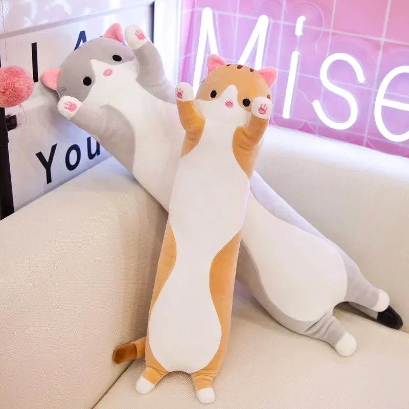 19.5in Cute 50cm Cat Plush Toy - Bolster Pillow Long review and price