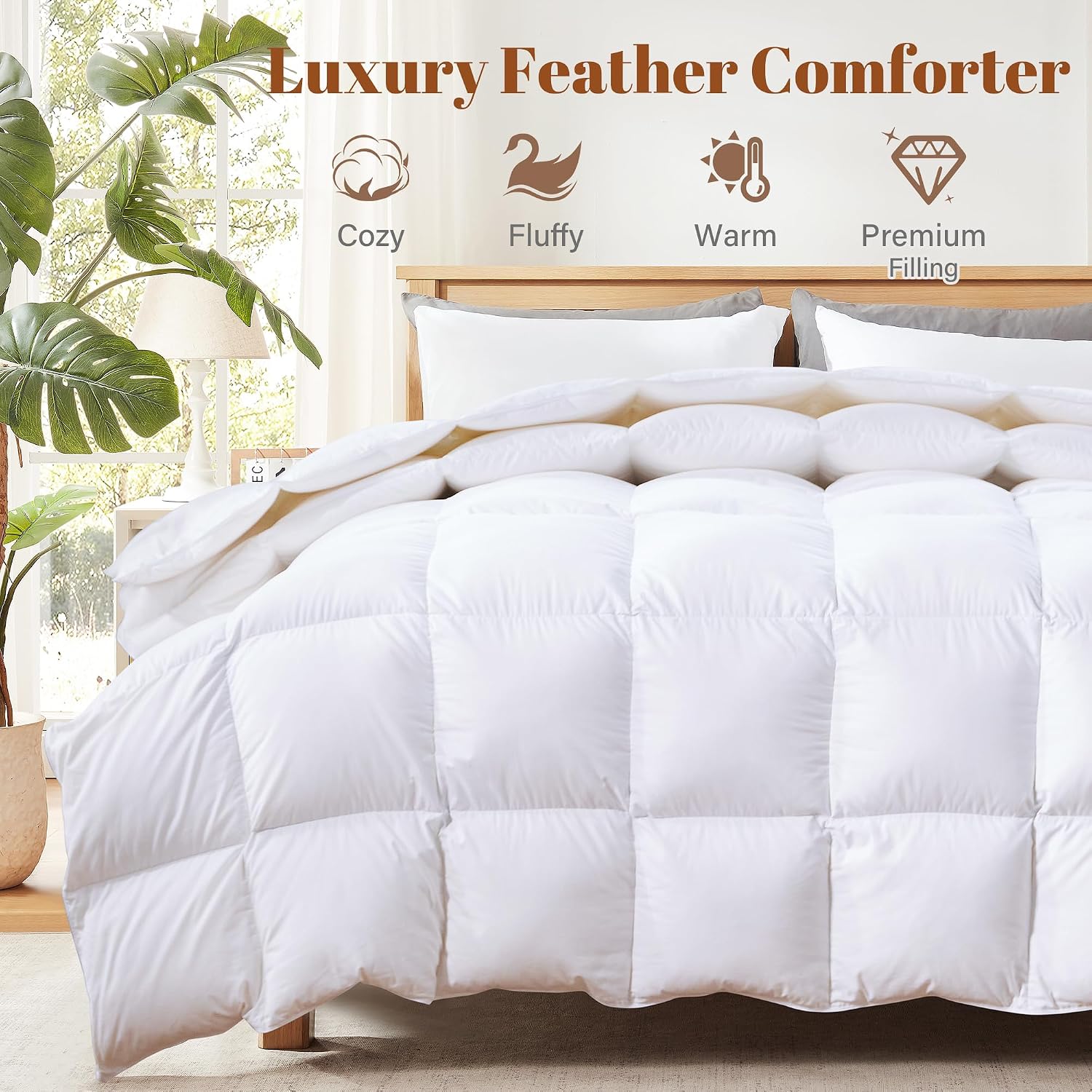 Ultra Soft Twin Comforter - 10 - Duvet Insert White review and price