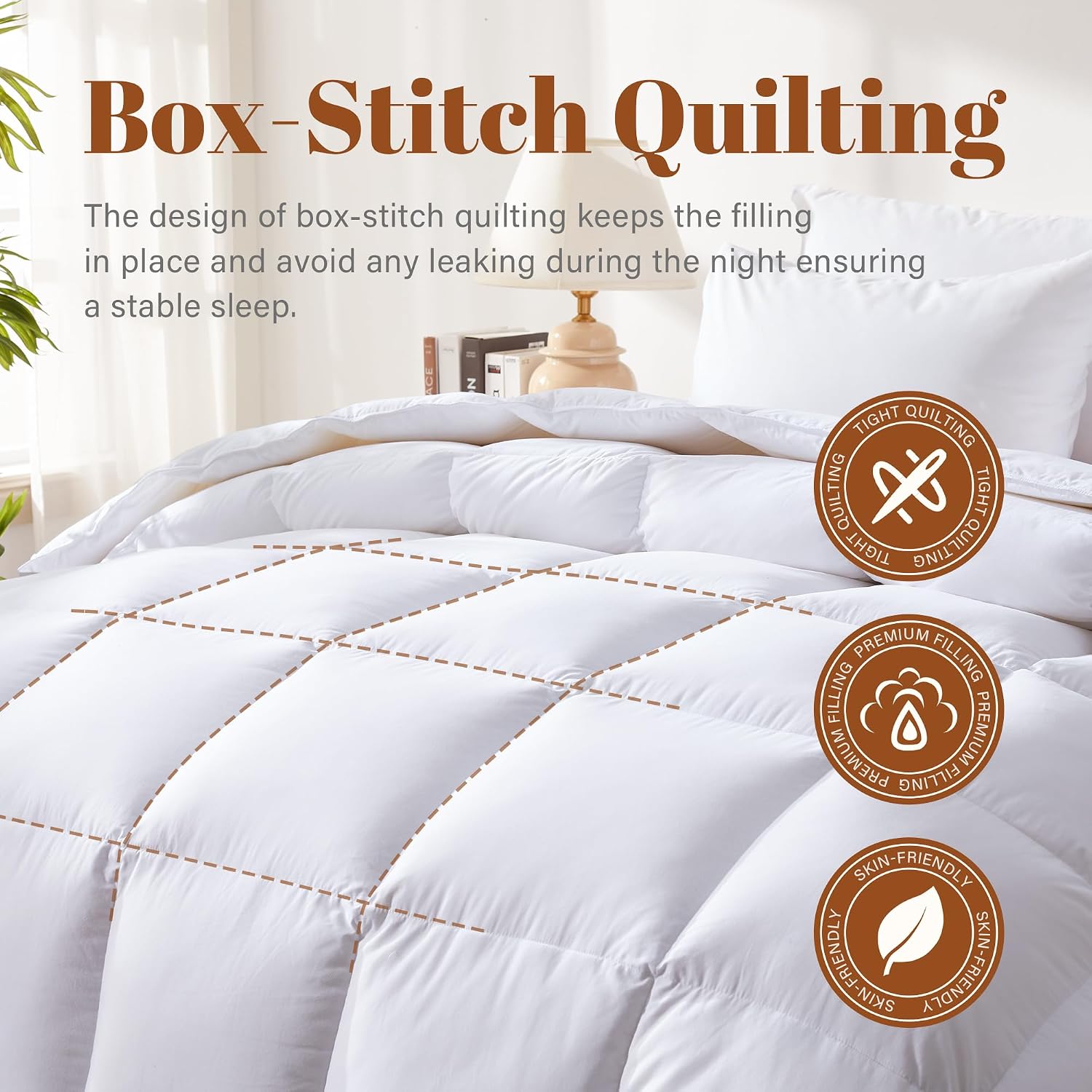 Ultra Soft Twin Comforter - 10 - Duvet Insert White review and price