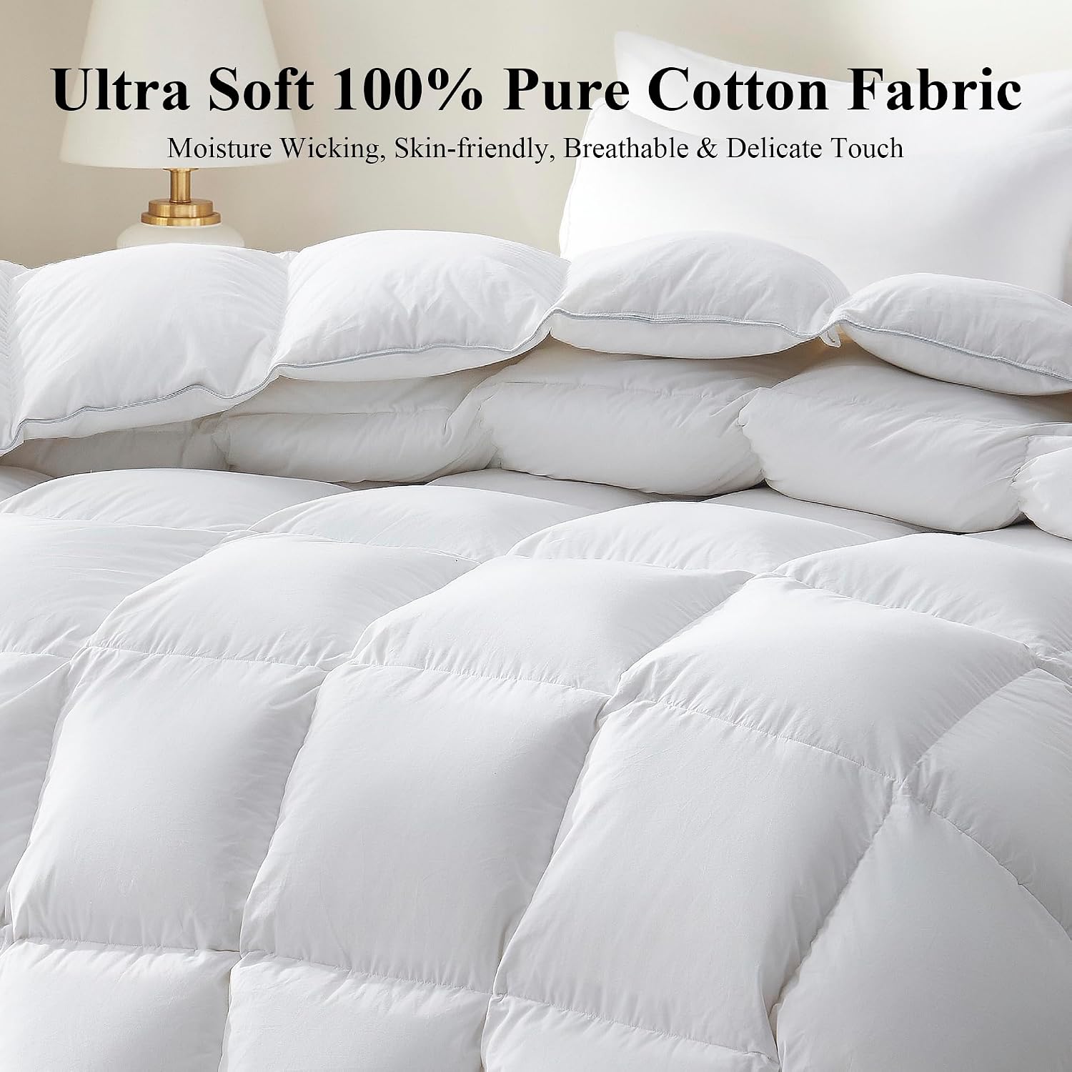 All-Season White Fluffy Duvet  - Duvet Insert White review and price