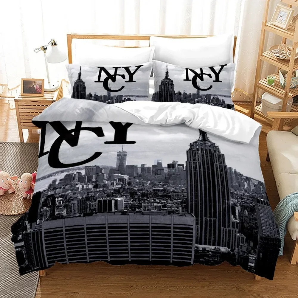 3D Print New York City Night V - Home Textiles New York review and price