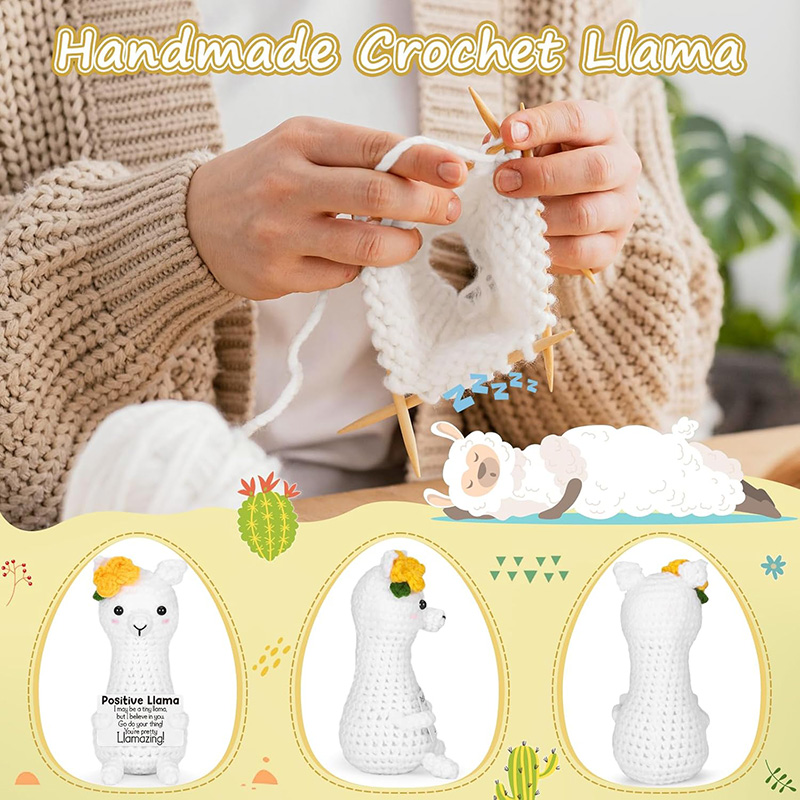 Funny Handmade Crochet Llama P - Home Textiles Europe review and price
