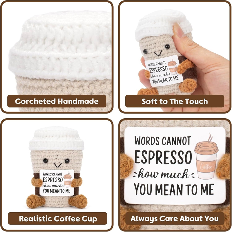 Handmade Crochet Coffee Doll w - Home And Textiles Today review and price
