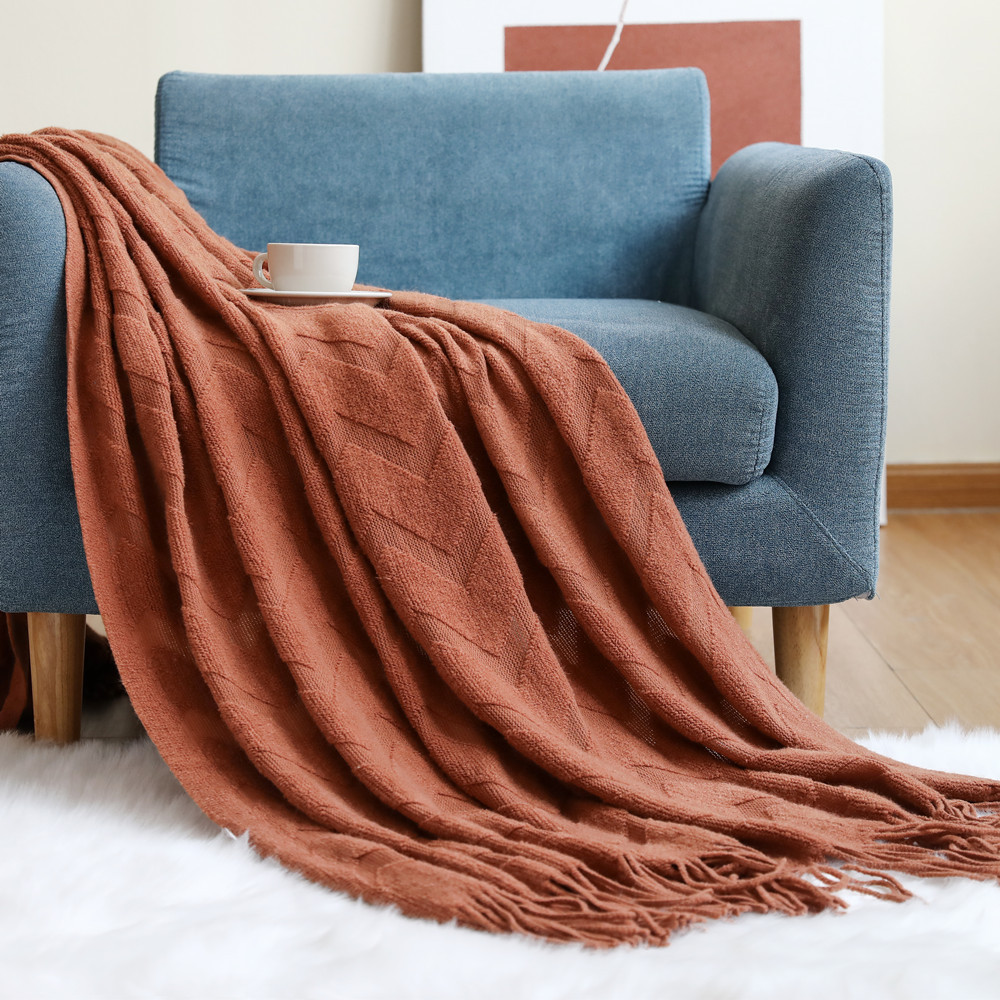 Herringbone Pattern Sofa Throw - Wool Blanket Herringbone review and price