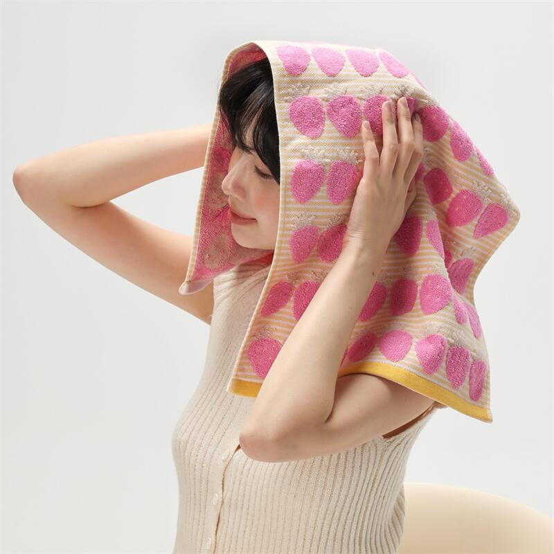 Strawberry Series Cotton Soft  - Home Textiles Face Towel review and price