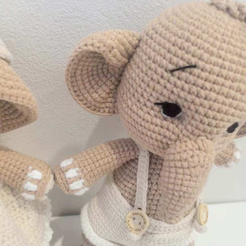 Handmade Crochet Elaphant Plus - Home Textiles Today review and price