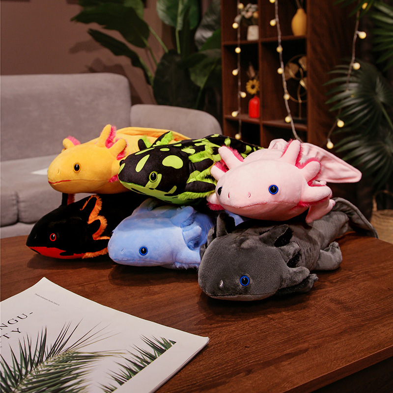 Kawaii Colorful Newt Plush Toy - Bolster Pillow Long review and price