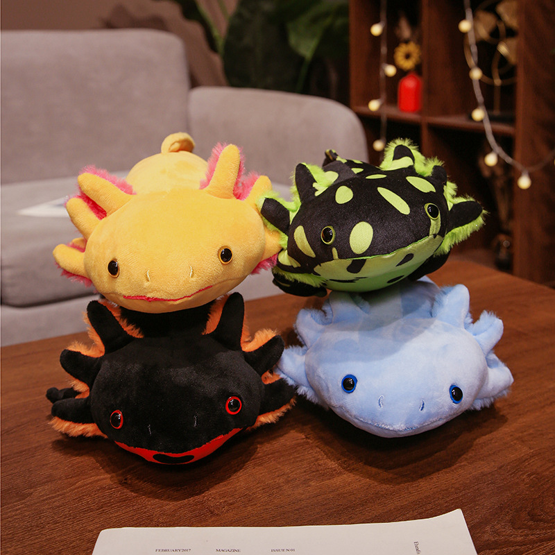 Kawaii Colorful Newt Plush Toy - Bolster Pillow Long review and price
