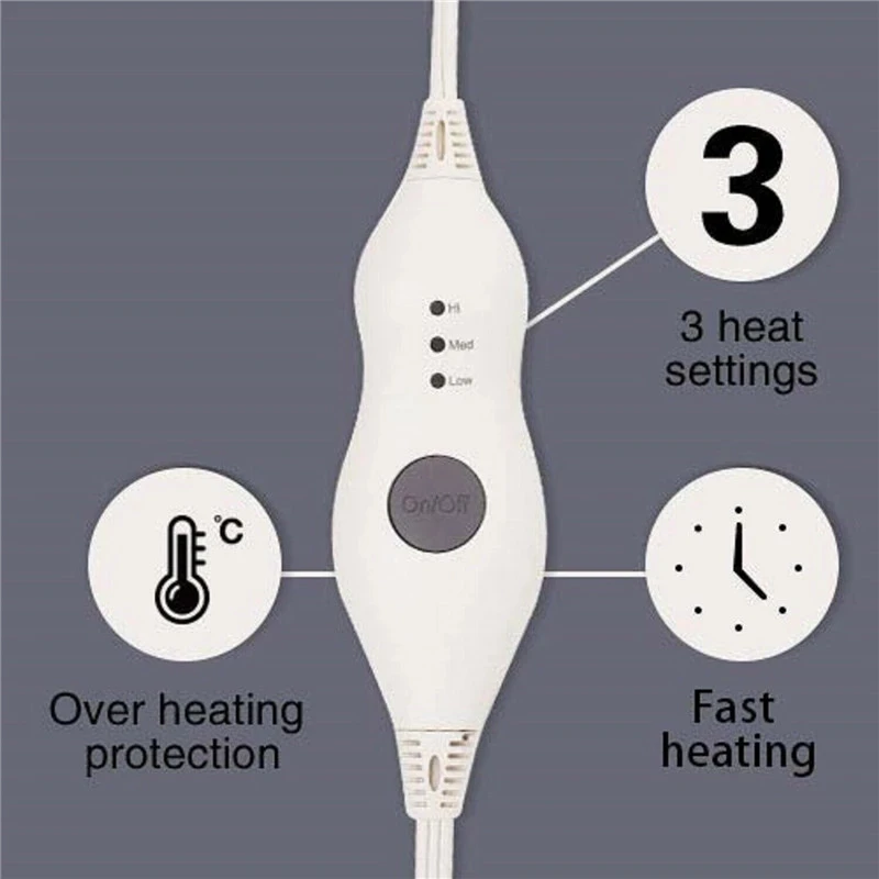 Electric Heating Pad  Fast Hea - Electric Blanket Heated review and price