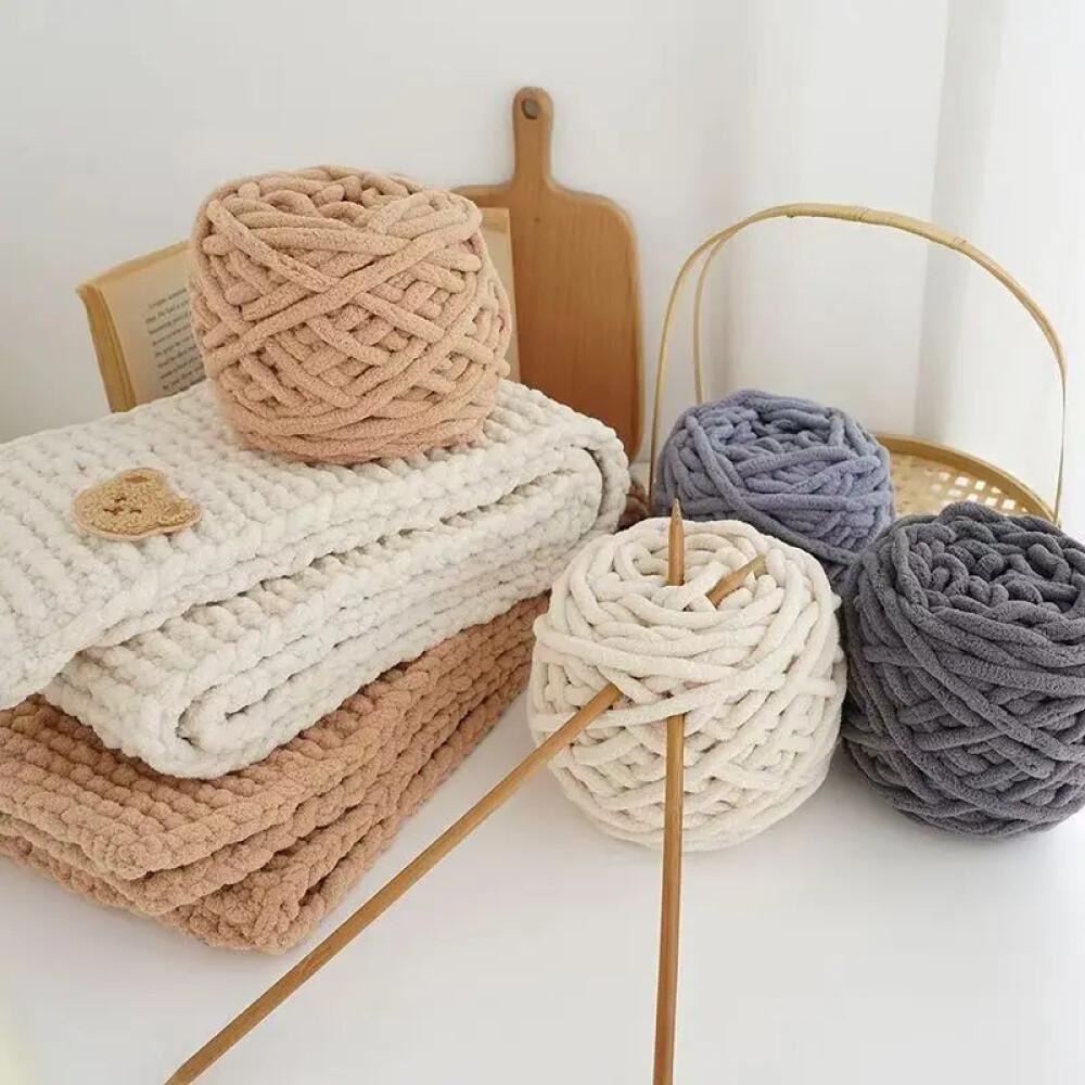 1PCS 100g Chenille Knitting Ya - Wool Blanket Herringbone review and price