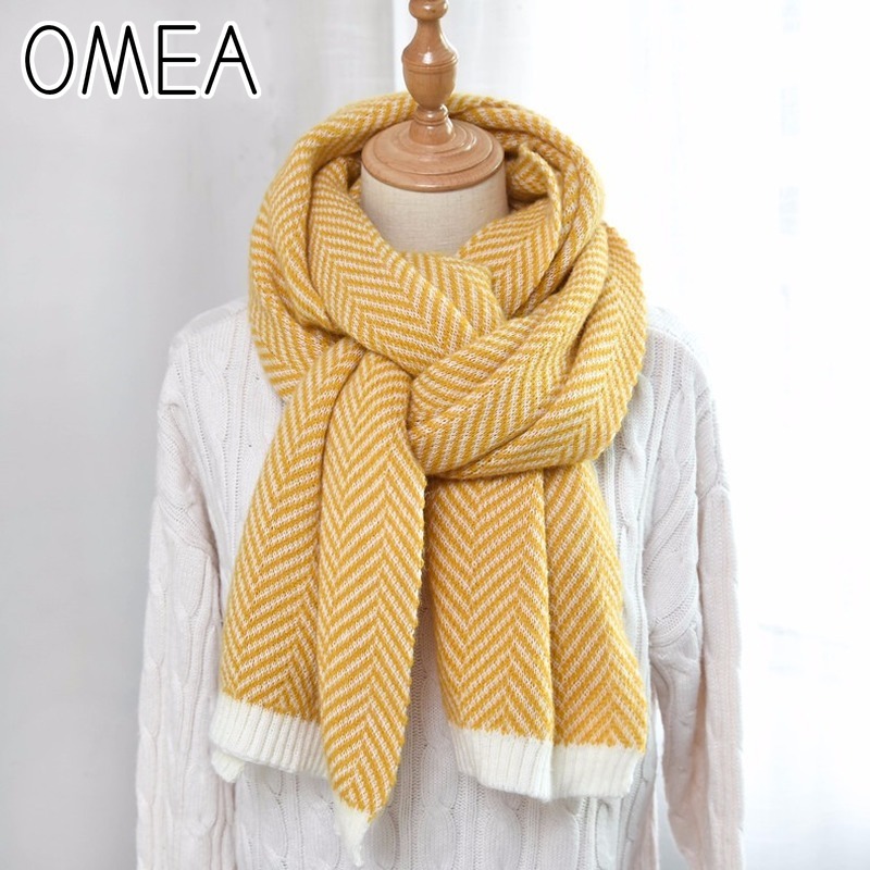 OMEA 2019 Cashmere Scarf Winte - Wool Blanket Herringbone review and price