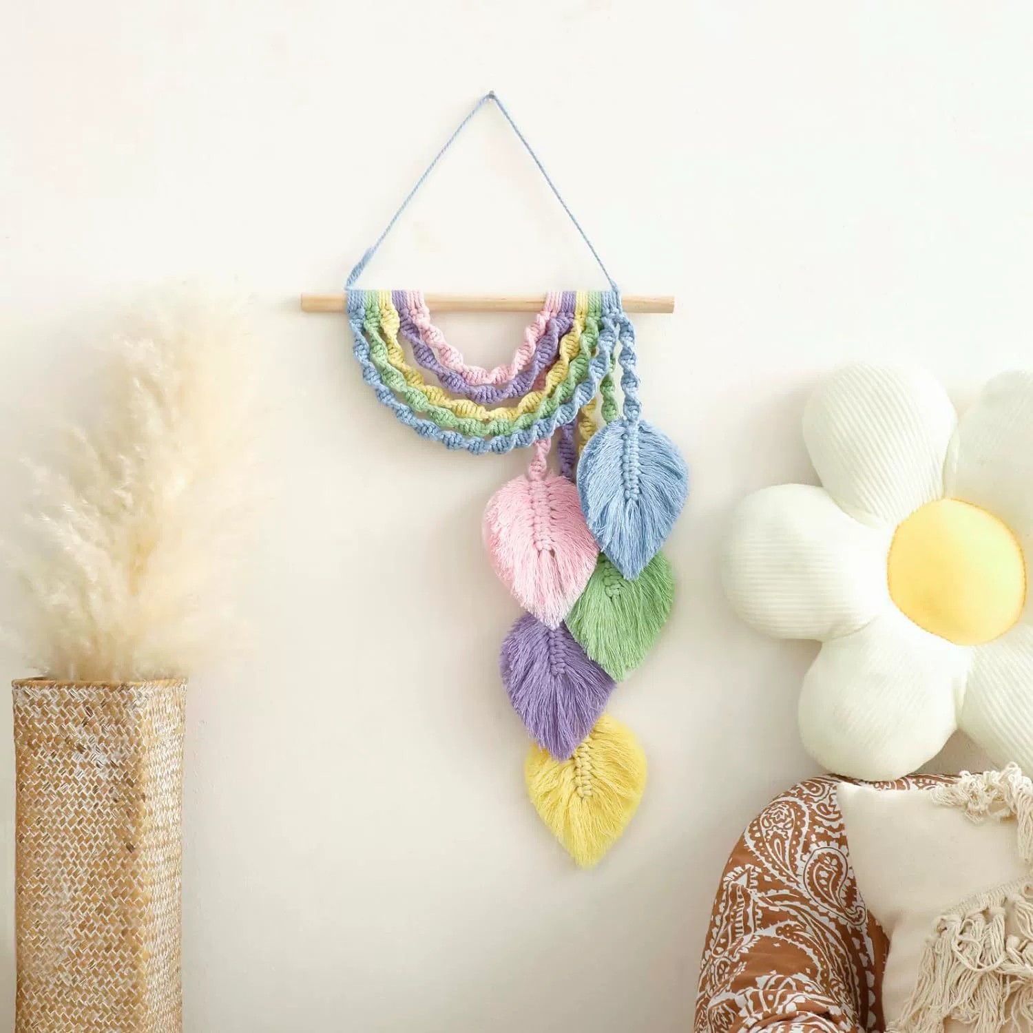 Tapestries Rainbow Leaves Feat - Home Textiles Europe review and price