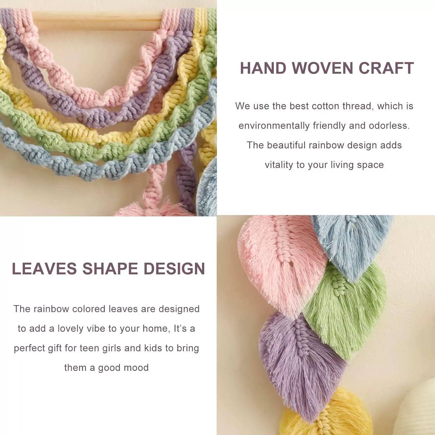 Tapestries Rainbow Leaves Feat - Home Textiles Europe review and price