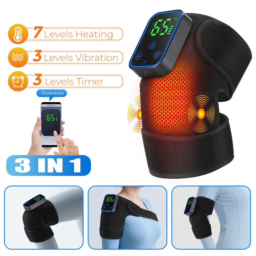 3-IN-1 Knee Massager APP Contr - Heated Pad Electric review and price