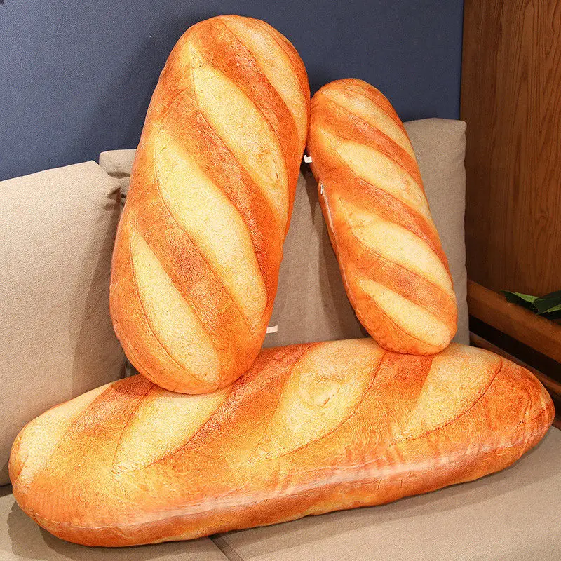 Giant Bread Plush Long Pillow  - Bolster Pillow Long review and price