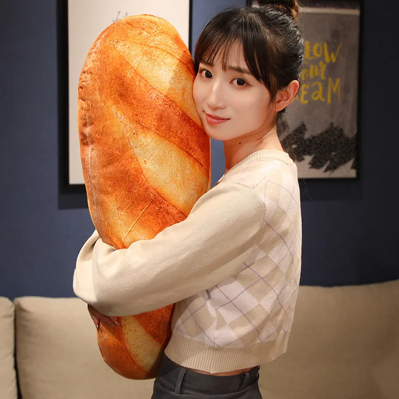 Giant Bread Plush Long Pillow  - Bolster Pillow Long review and price