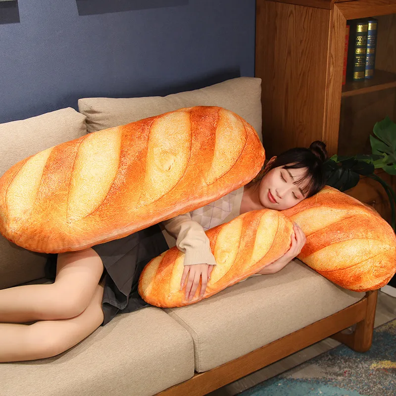 Giant Bread Plush Long Pillow  - Bolster Pillow Long review and price