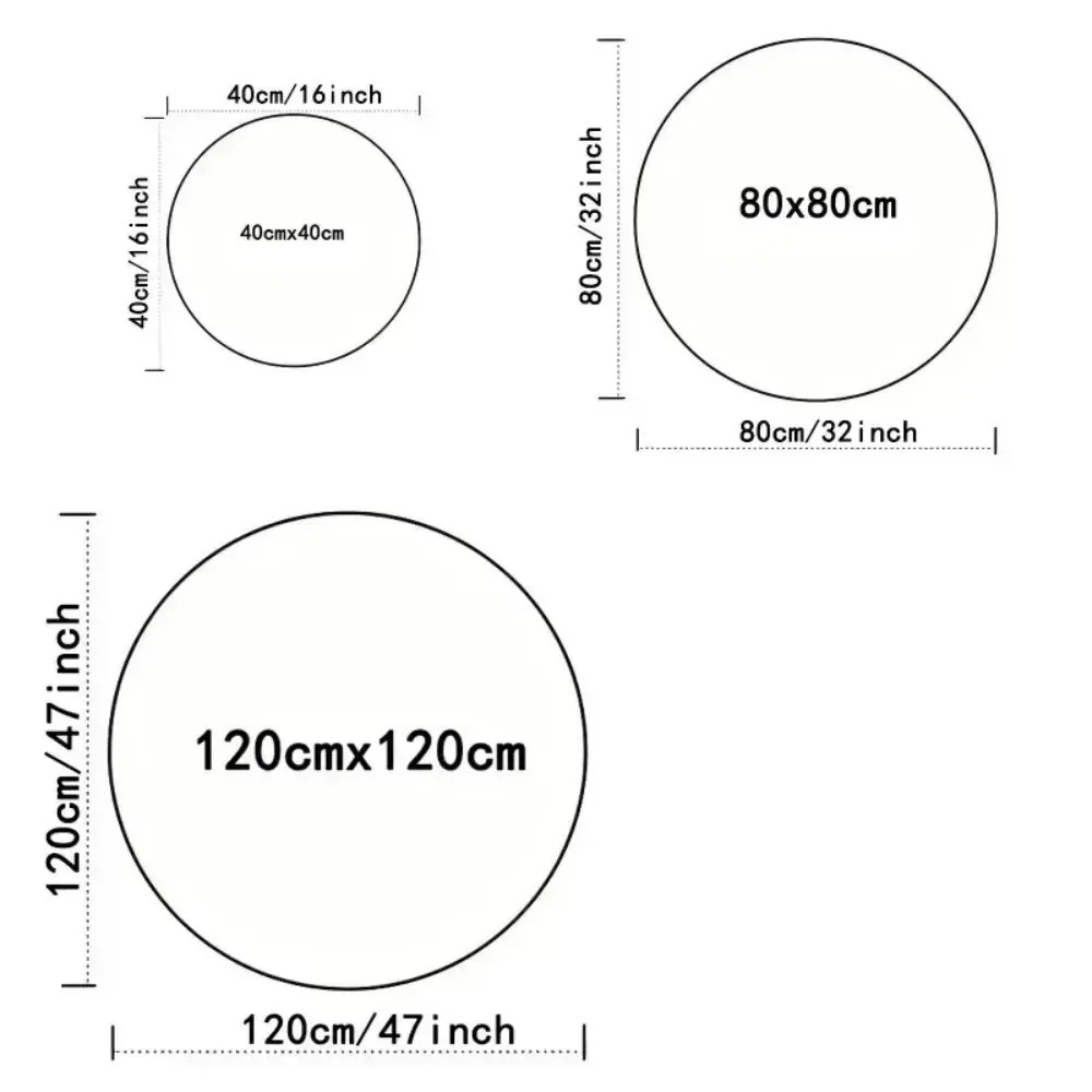 Round Fox Forest Carpet with O - Home Textiles Plaid review and price
