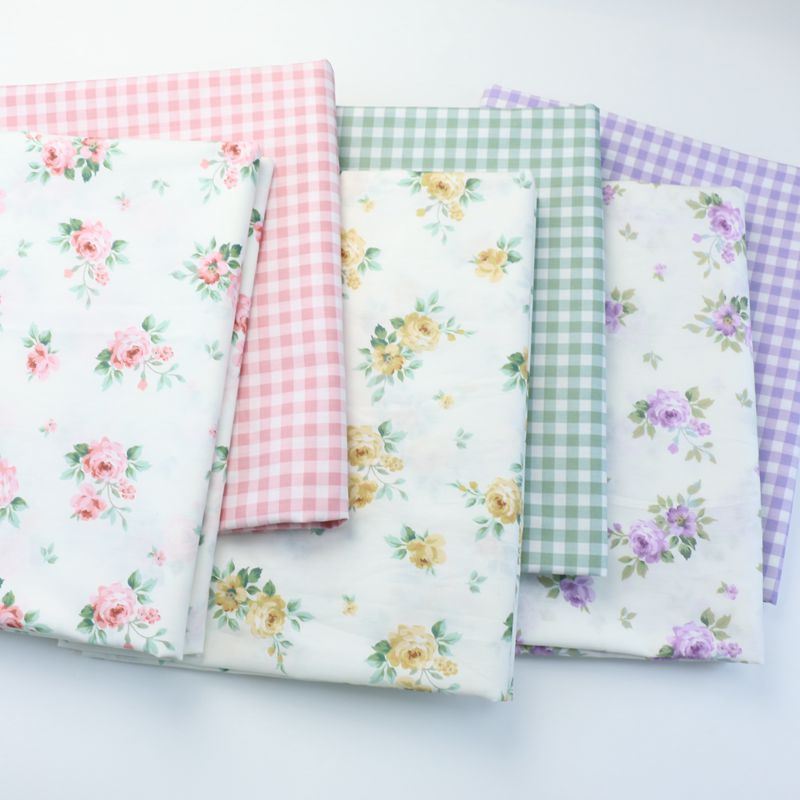 235x50cm Pastoral Pink Purple  - Home Textiles Plaid review and price
