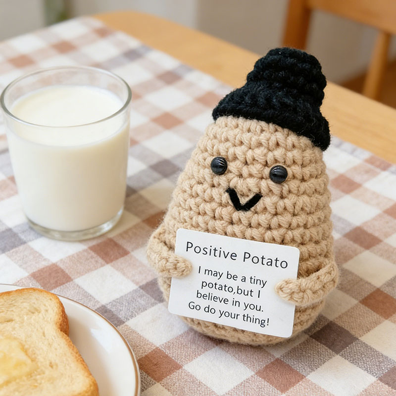 Cute Positive Potato Crochet D - Home Textiles Today review and price