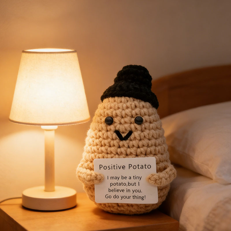 Cute Positive Potato Crochet D - Home Textiles Today review and price