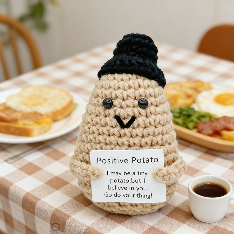 Cute Positive Potato Crochet D - Home Textiles Today review and price