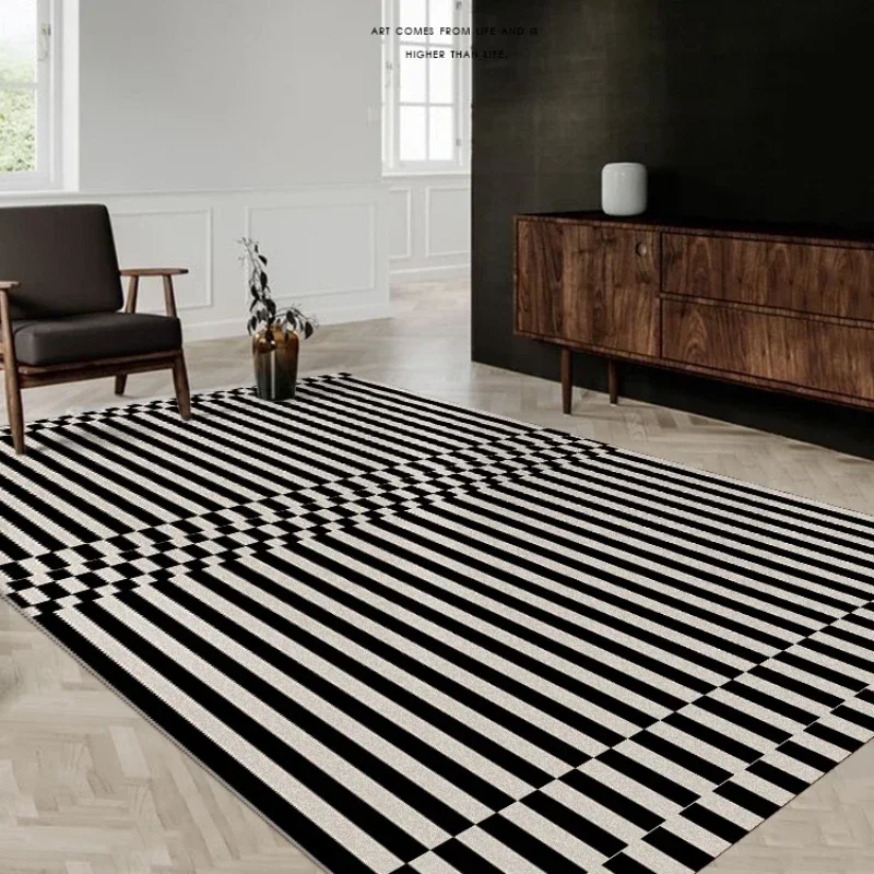 Classic Retro Black White Stri - Home Textiles Plaid review and price