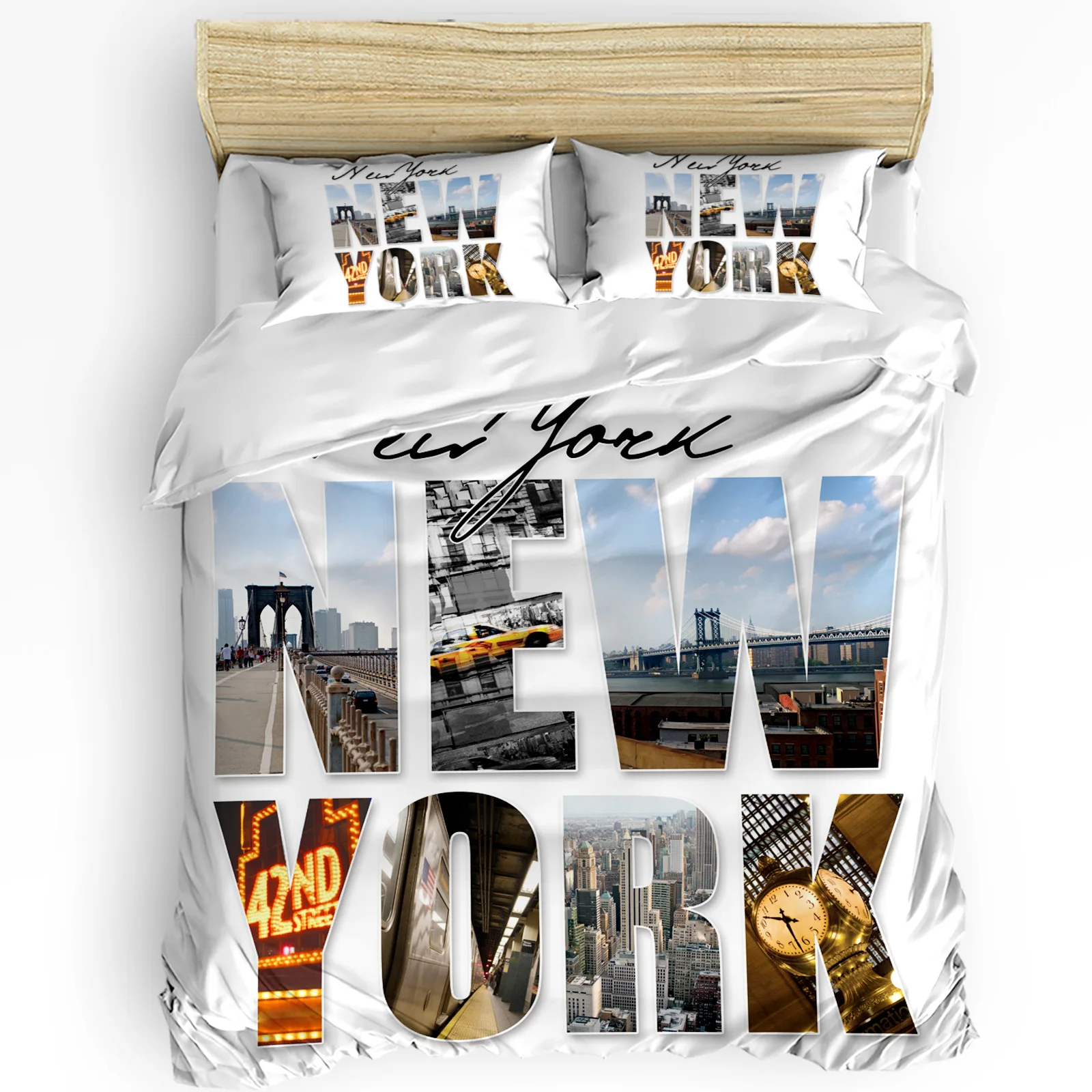 New York English Text Landscap - Home Textiles New York review and price